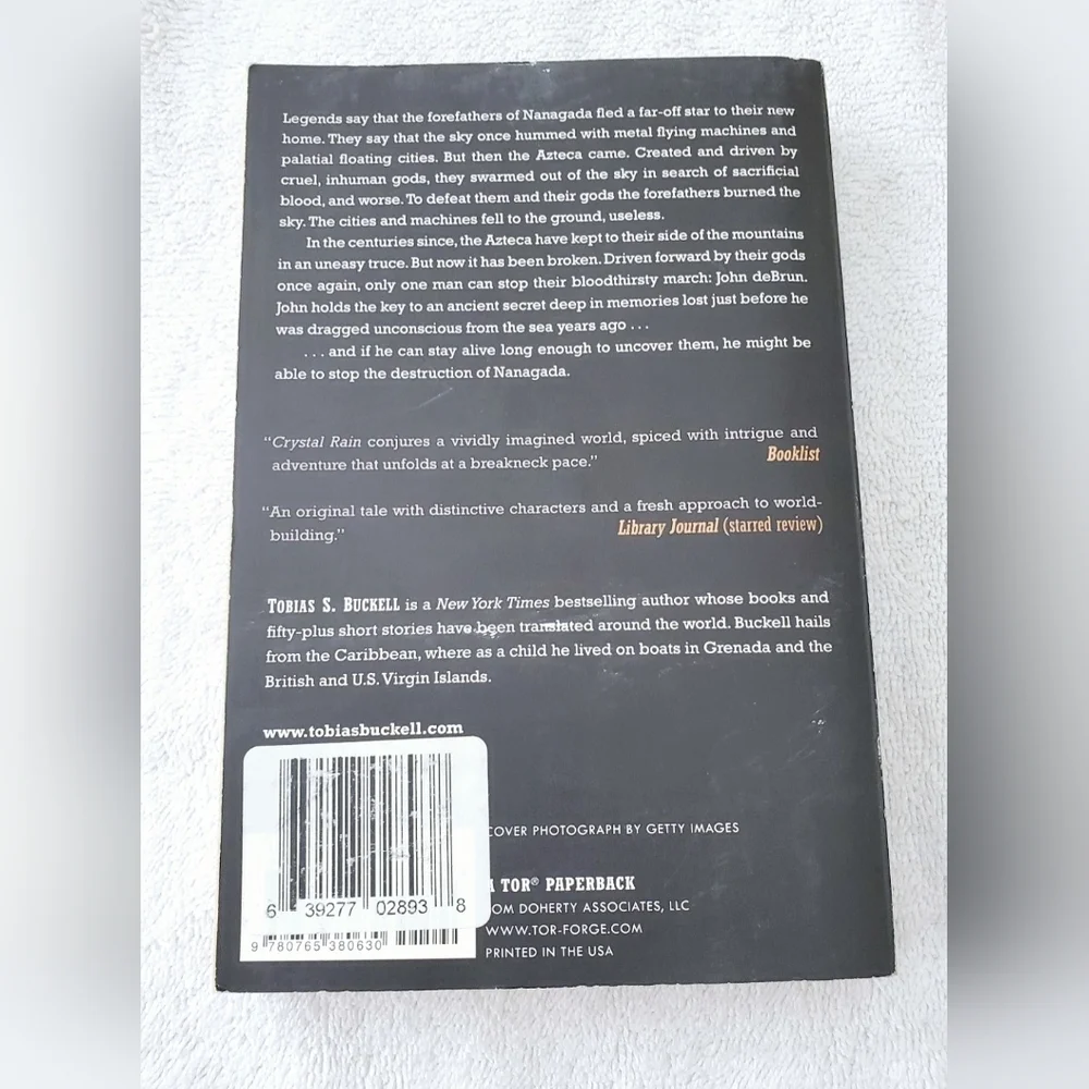 BOGO Crystal Rain By Tobias S Buckell Paperback Book